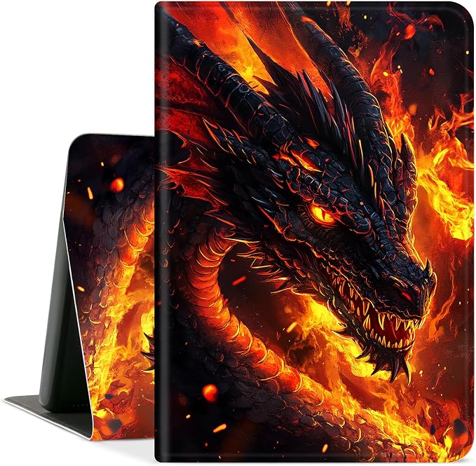 Fiery Black Dragon Fire Lava