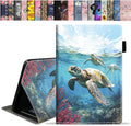Case for All-New Amazon Fire Max 11 Tablet (11 Inch 13th Generation 2023 Release) Slim Folding Stand Folio Cover with Card Slot &amp Auto Wake/Sleep - Watercolor Sea Turtle
