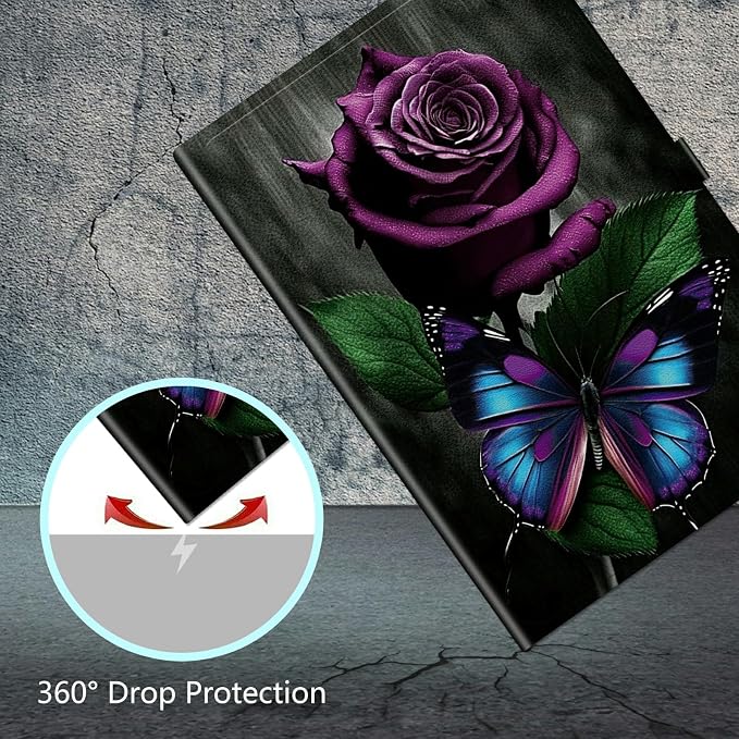 Purple Rose Butterfly