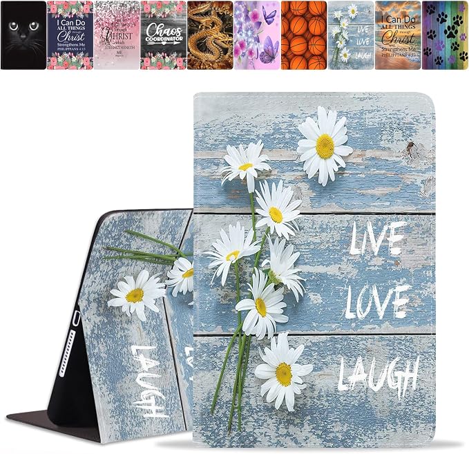 Dreamy Daisy Vintage Wood Board Live Love Laugh