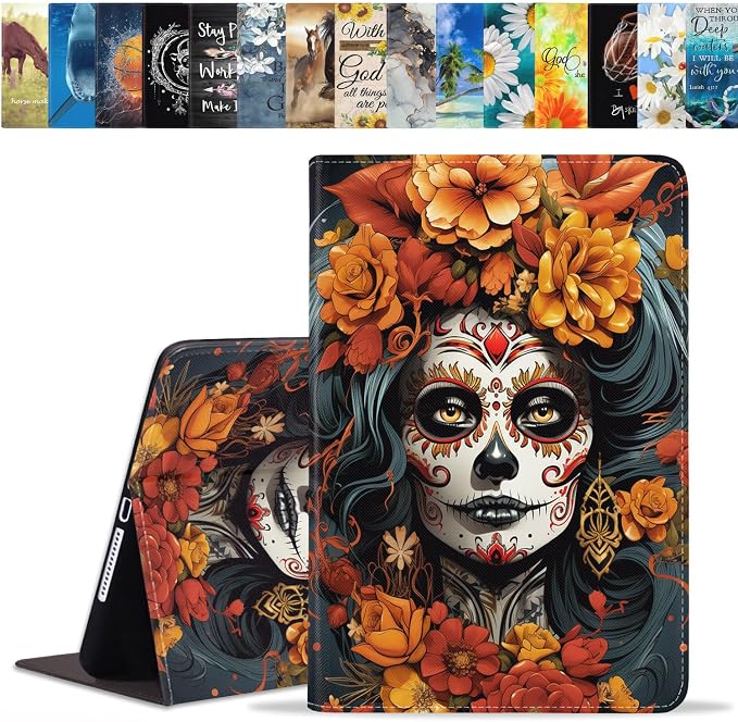 Sugar Skull Girl Flowers