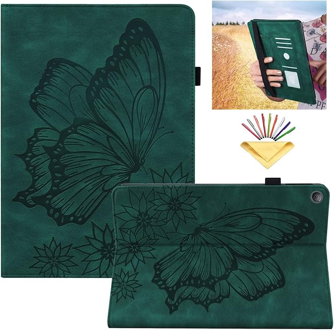 08# Flower Butterfly Green
