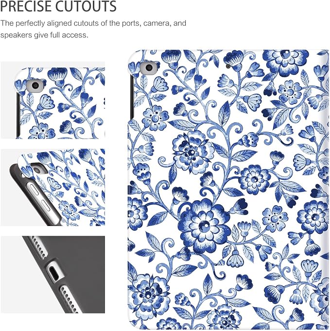 Blue Porcelain Floral