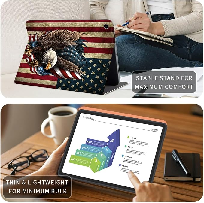 Eagle on American Flag