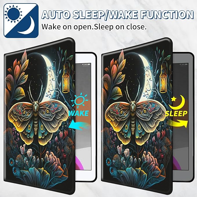Moth Moon Flower Floral