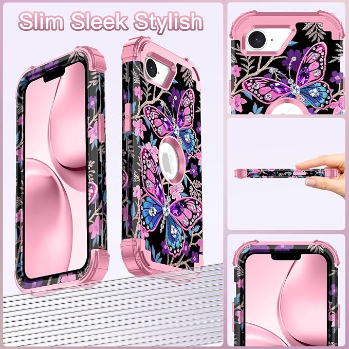 Diamond Pink Butterfly