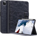 Case for iPad Pro 12.9'' 6th Generation (2022) 5th/4th/3rd Generation (2021/2020/2018) Built-in Pencil Holder Auto Sleep/Wake Function Premium Leather Smart Cover (Black)