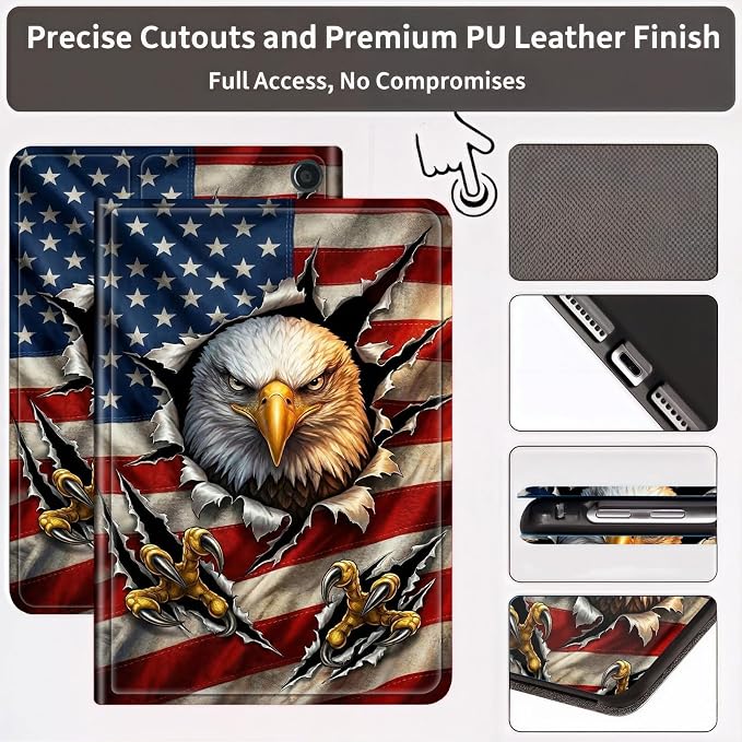 USA Flag Bald Eagle