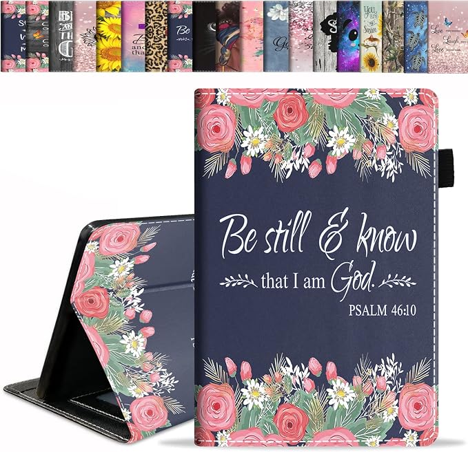 Floral Quote Bible Verse Psalm 46:10