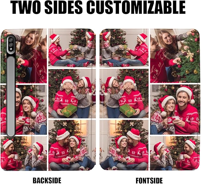 Custom Photo Personalized Flip Case for Samsung Galaxy Tab S8 11 inch(2022)Model Code: SM-X700/X706 Samsung Galaxy Tablet Customized Picture Text Leather Stand Cover Protective Case