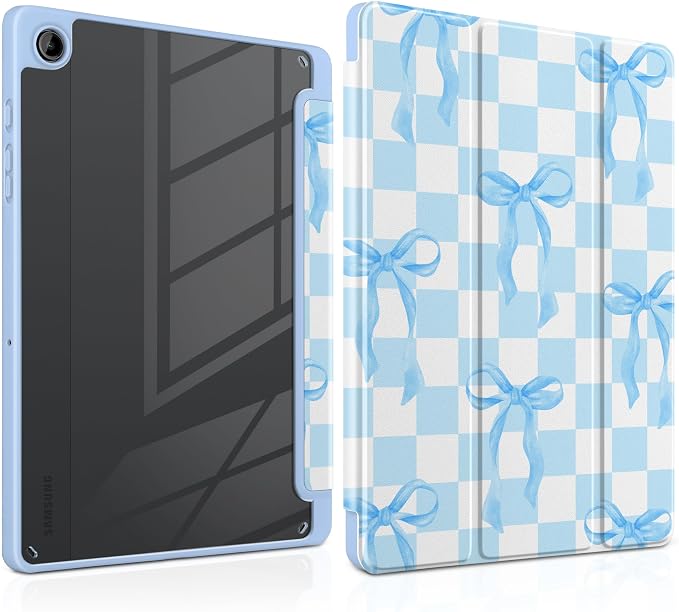 Blue&White Checkers&Bows