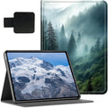 for Fire 7 Inch Tablet (9th/7th/5th Generation 2019/2017/2015 Release) Case with Pen Holder &amp Auto Wake/Sleepd Shockproof Stand Protective Cover for Fire 7 2019 TabletForest in Rain