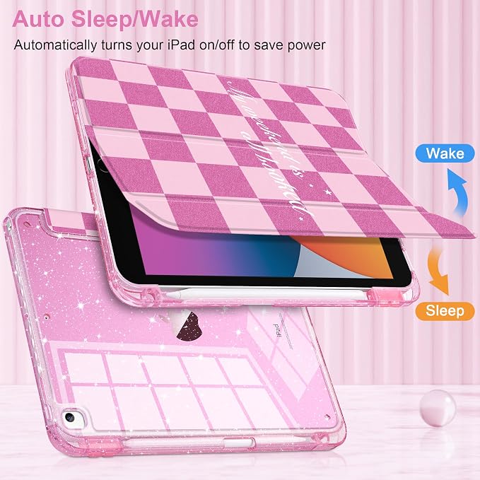 Pink Checkerboard