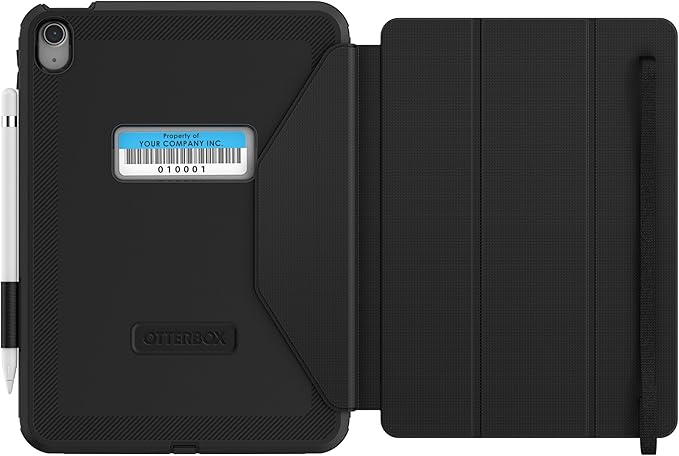 OtterBox Defender for Business Folio Accessory (Folio ONLY) for iPad (A16) &amp iPad 10th Gen - Black (Non-Retail Packaging)