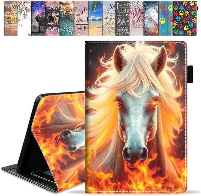 Flame White Horse