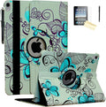 Case for iPad A16 11-inch (11th Gen 2025) for 2022 iPad 10th Generation 10.9 inch Rotating Stand Smart Magnetic Cover for Model A3354 A3355 A3356 A2696 A2757 A2777 (Lotus Flower)