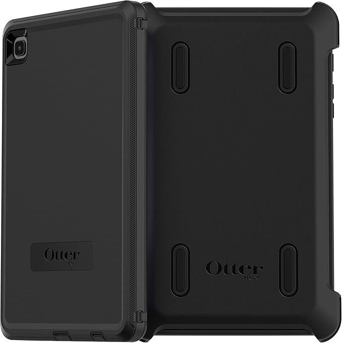 OtterBox Defender Series Case for TAB A7 LITE - Single Unit Ships in Polybag Ideal for Business Customers - BLACK Rugged Durable Multi-Layer Protection