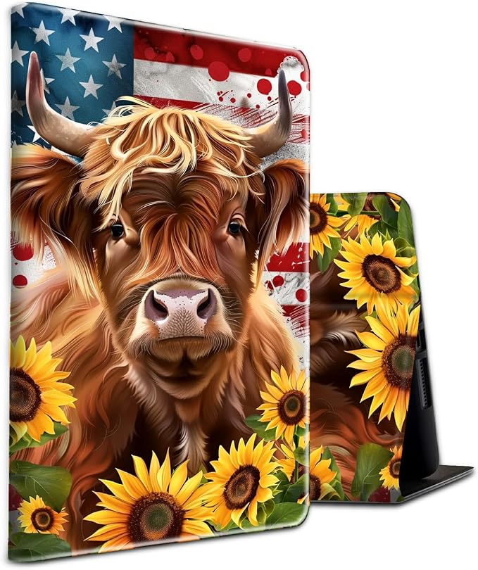 Cow With Sunflowers