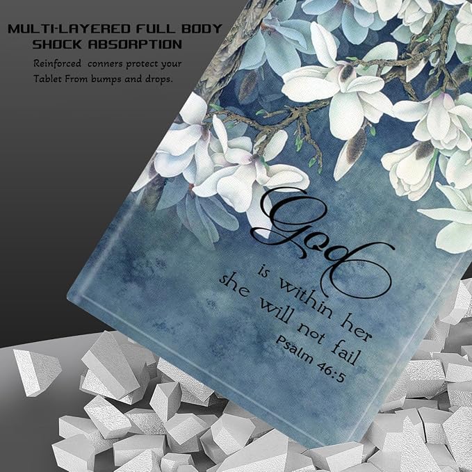 Bible Verse Psalm 46:5,White Flowers