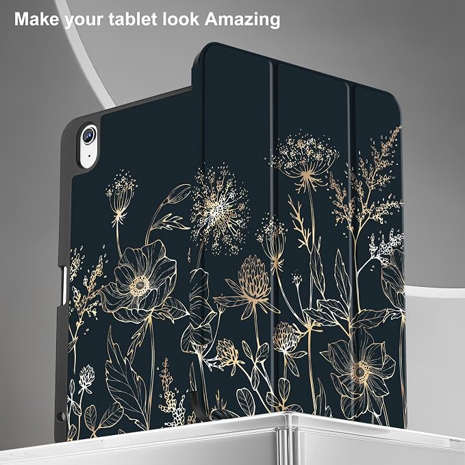 Gold floral