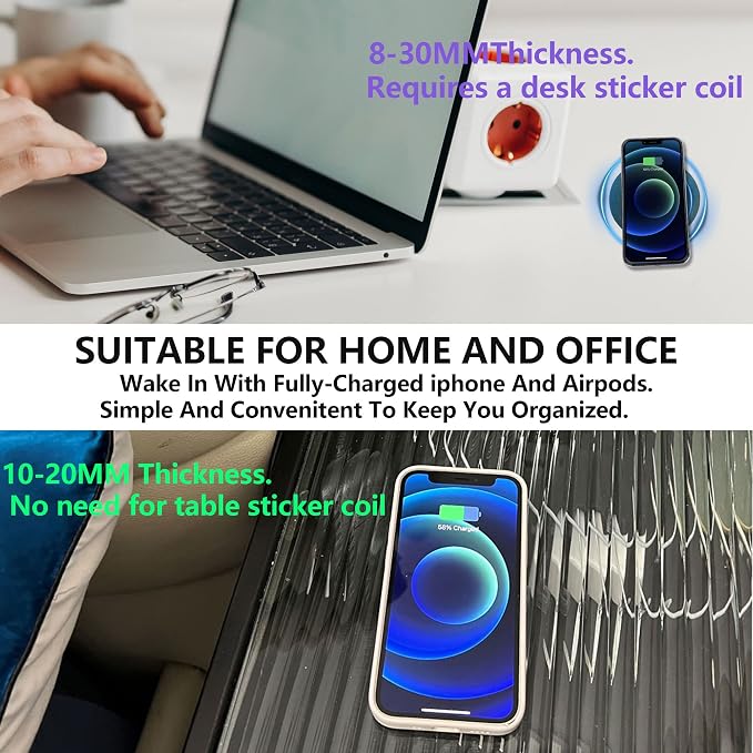 8-30MM Magsafe desk sticker coil included