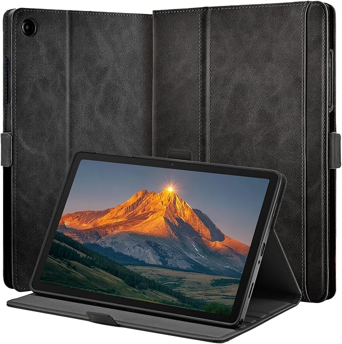 Case for Samsung Galaxy Tab A11+/A11 Plus/A9+ Plus 5G Tablet 11 Inch 2026/2023 (SM-X230/X236/X238/X210/X216/X218u) with PocketMagnetic ClosureMulti Angle CoverAuto Sleep/WakeBlack