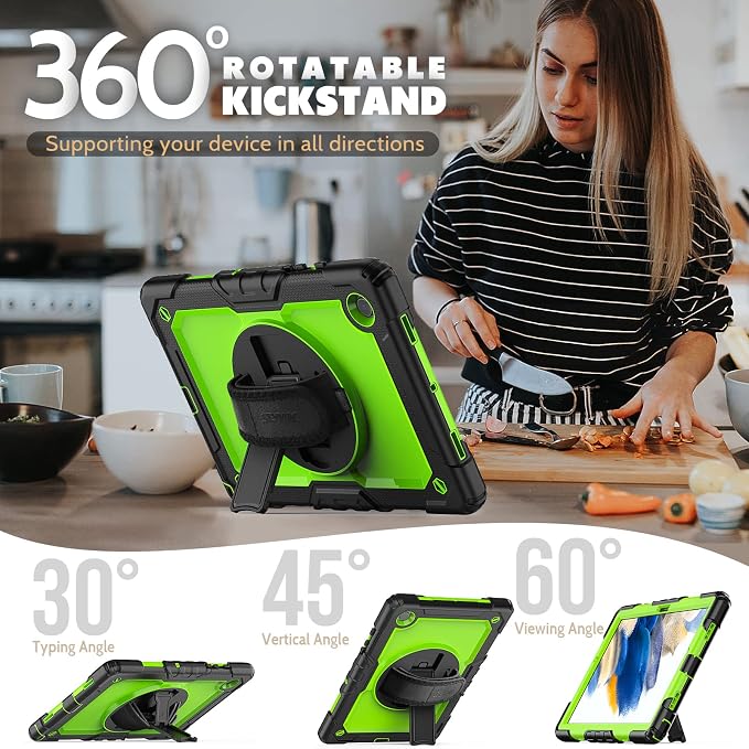 Black/ Green