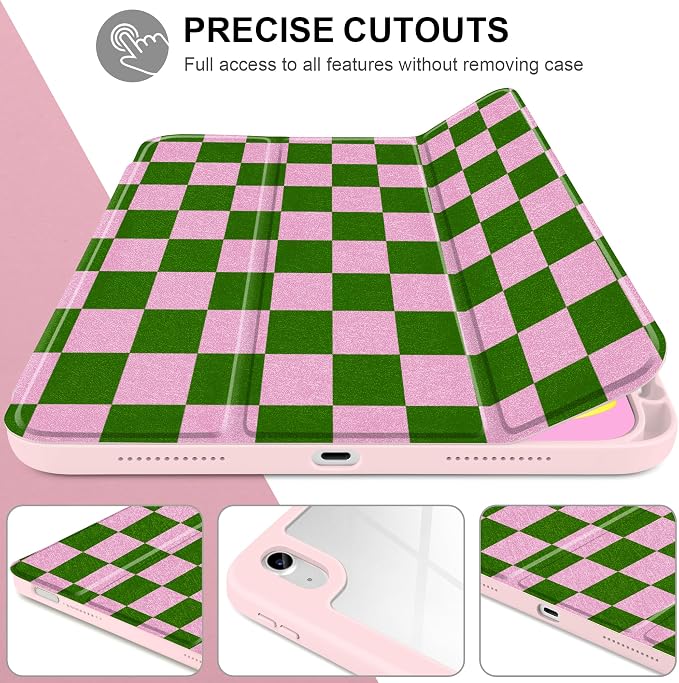 Green & Pink Checkerboard