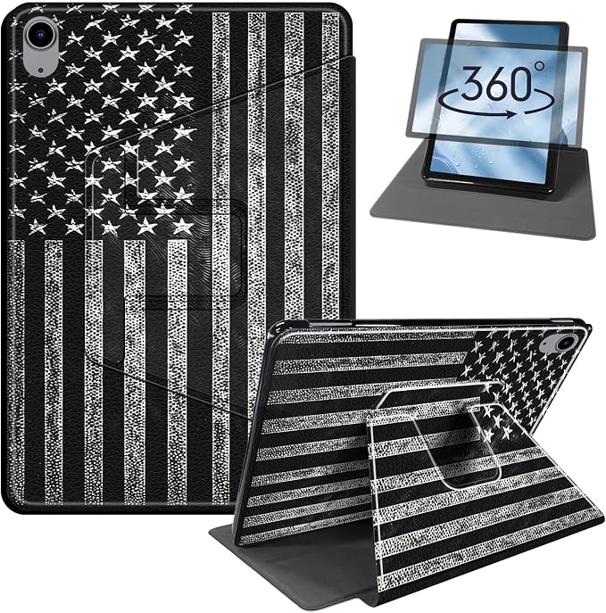 Black USA Flag