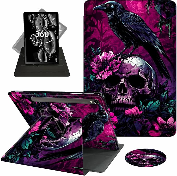 Crow Skull Purple