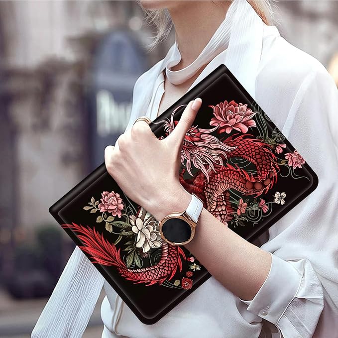 Flower Red Dragon