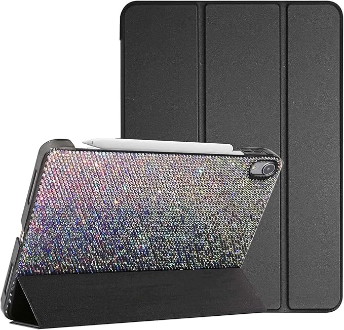 Bling Rhinestone Case for iPad (A16) 11th Generation 11 Inch 2025iPad 10th Generation 2022 10.9 Inch Case - High Quality Hand Glued DiamondGlitter Sparkle Fashion Luxury Shiny Crystal Shell