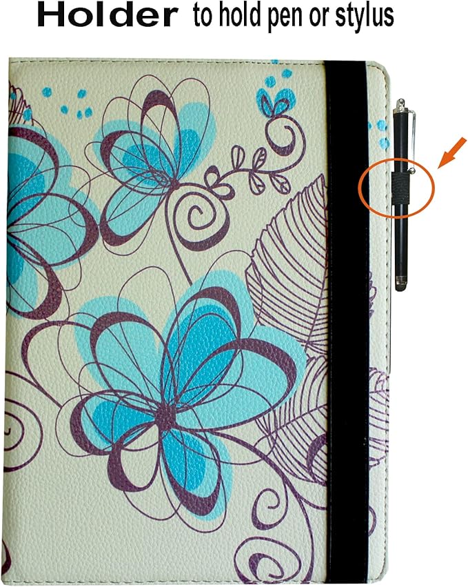 Case for iPad A16 11-inch (11th Gen 2025) for 2022 iPad 10th Generation 10.9 inch Rotating Stand Smart Magnetic Cover for Model A3354 A3355 A3356 A2696 A2757 A2777 (Lotus Flower)