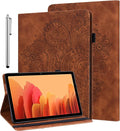 ALILANG Case for All-New Amazon Fire HD 10 &amp HD 10 Plus Tablet (13th/11th Generation 2023/2021 Release) Multi-View PU Leather Flip Stand Cover with Pen Holder for Fire Tablet 10 2023 -Brown