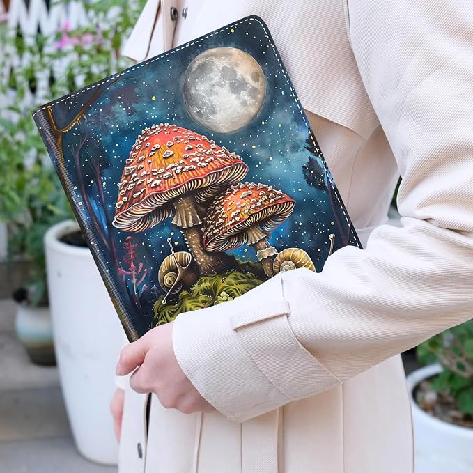 Moonlit Snails and Mushrooms