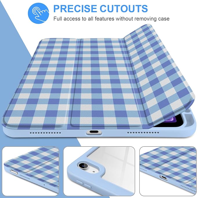 Blue White Check