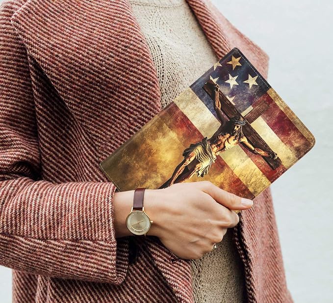 American Flag Holy Cross Jesus