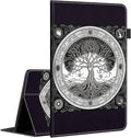 Case Fits Amazon Kindle Fire HD 8 &amp 8 Plus Tablet (12th Generation/10th Generation 2022/2020 Release) 8 Multi-Angle Smart Stand Cover Auto Sleep/WakeSun Moon Tree