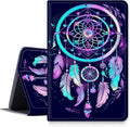 DIGTIALLL Case for iPad A16 11th Generation 11 inch 2025 / i10th Generation 10.9 Inch 2022 PU Leather Smart Premium Stand Protective Cover with Auto Sleep/WakeRainbow Dream Catcher