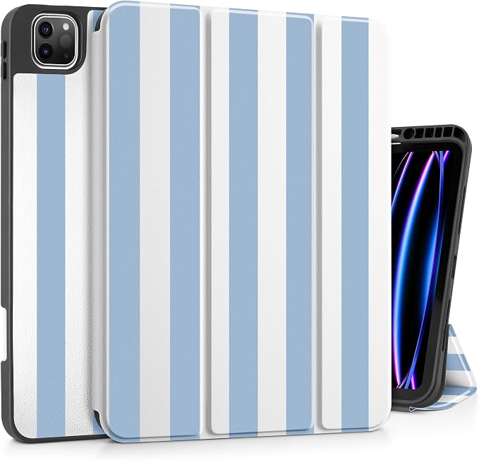 Striped Blue