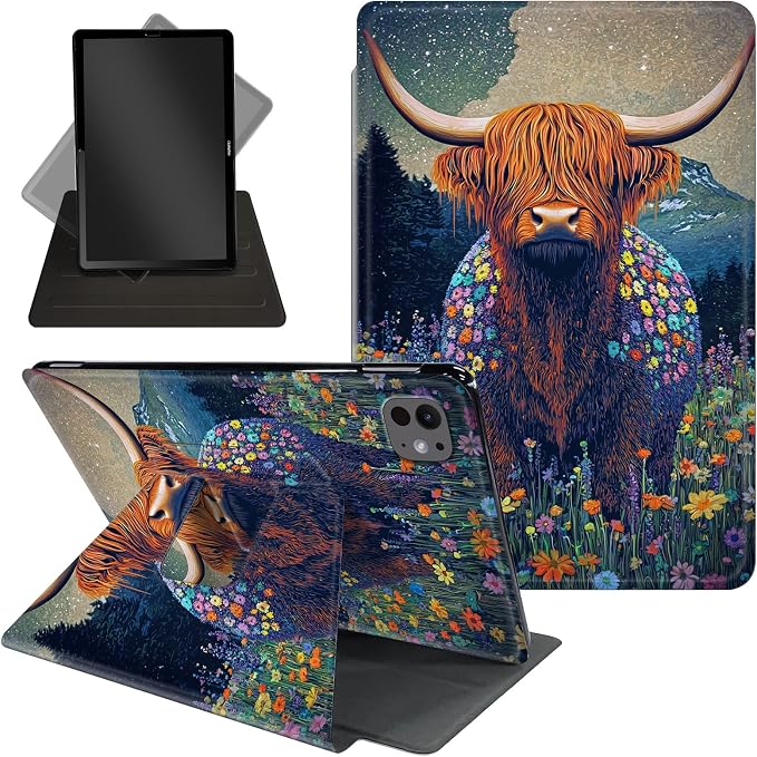 Beautiful Highland Cow Flowers