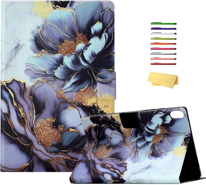 01# Blue Gold Peony Flower