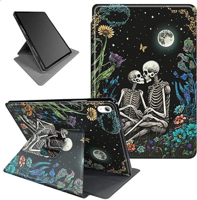 Skull Love Flower Moon
