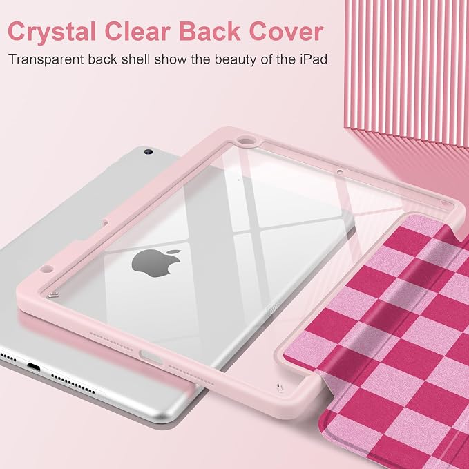 Rose & Light Pink Checkerboard