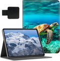 for Kindle Fire HD 8 &amp Fire HD 8 Plus Tablet (12th/ 10th Generation 2024/2022/2020 Release) Case with Pen Holder &amp Auto Wake/Sleepd Shockproof Stand Protective CoverSea Turtle