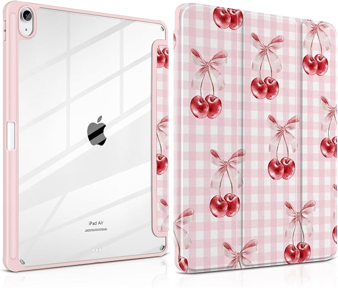 Pink Checkerboard & Cherries