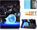 Case for Amazon Fire HD 8 Tablet 12th/10th Generation (2024/2022/2020) Techcircle Stand Folio PU Leather Magnetic Cover with Card Slots &amp Pen Holder Auto Sleep/Wake Bulb Science Lab