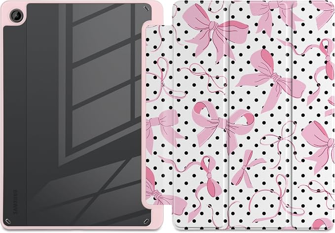 Black Polka Dots&Pink Bows