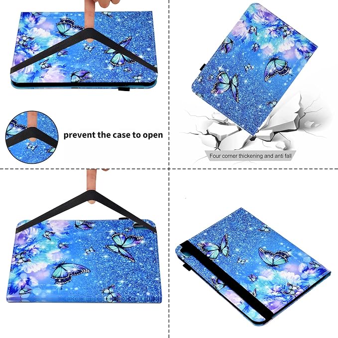 09# Blue Flower Butterfly