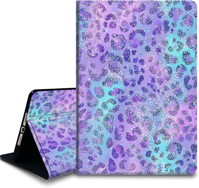 Purple Leopard Glitter